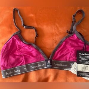 Psycho Bunny fuchsia bra/bralette - NWT - Size M